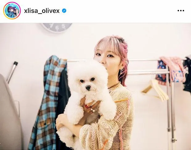 ※LiSA公式Instagram(xlisa_olivex)のスクリーンショット