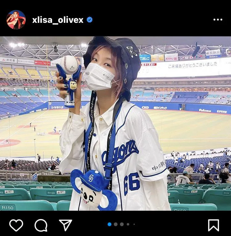 ※LiSA公式Instagram(xlisa_olivex)のスクリーンショット