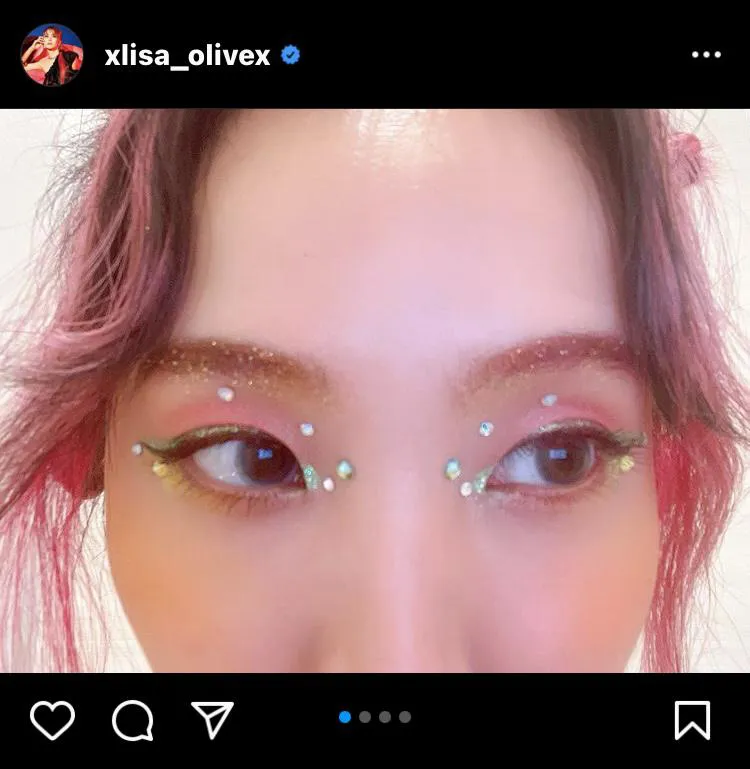 ※LiSA公式Instagram(xlisa_olivex)のスクリーンショット