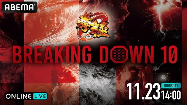 全試合生中継が決定した格闘イベント「BreakingDown 10」