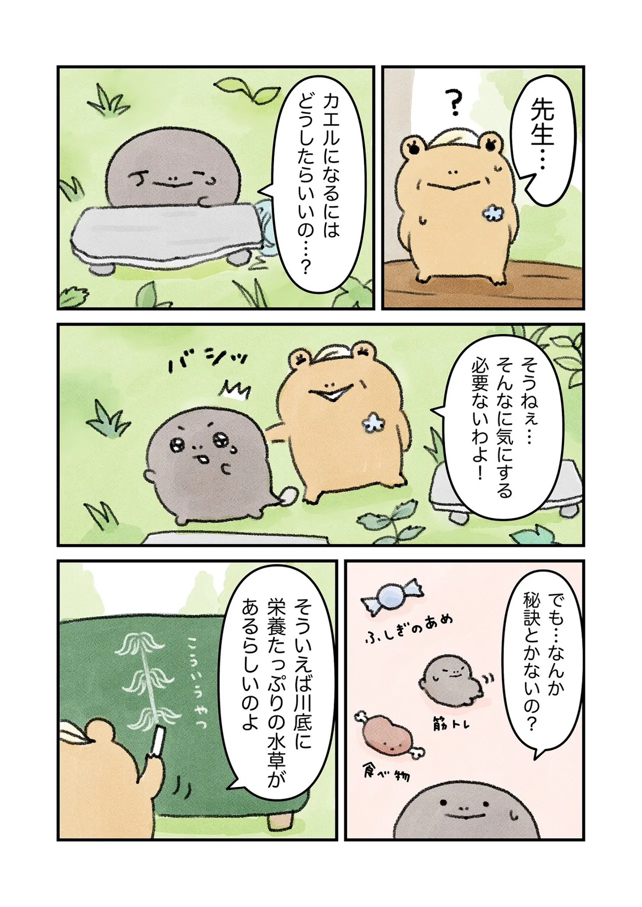 カエルになりたい（けど、なれない）おたまちゃんのお話⑤