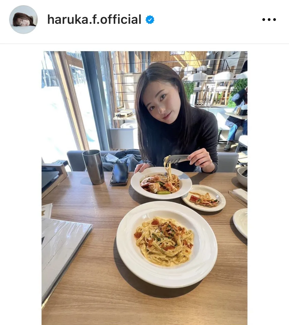 ※画像は福原遥Instagram(haruka.f.official)より