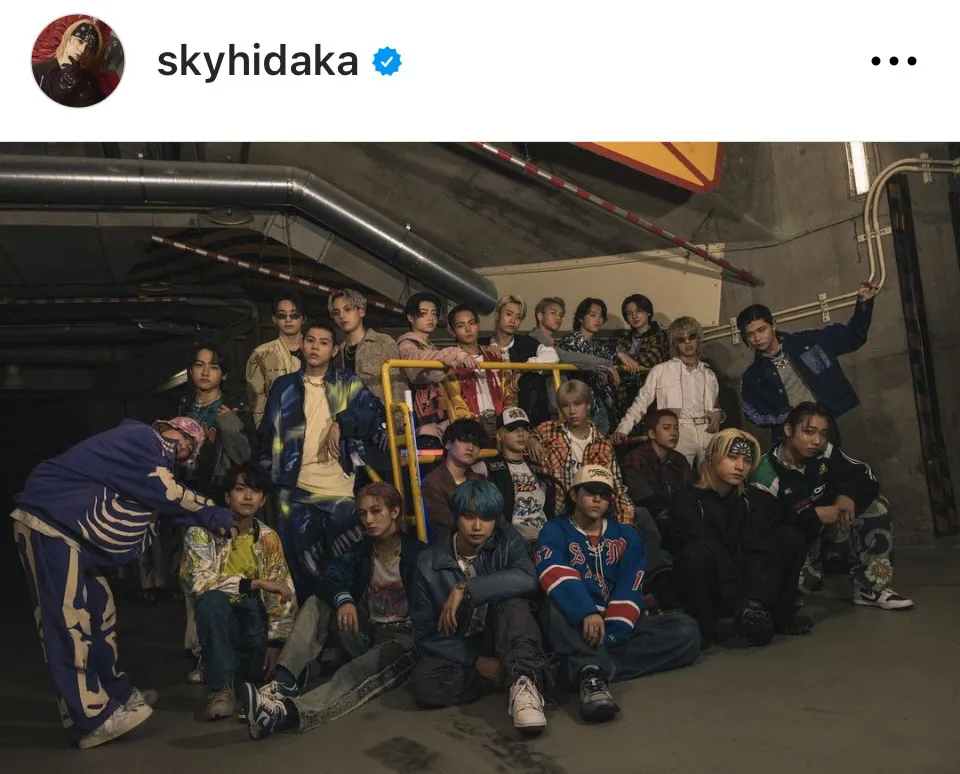 ※画像はSKY-HI Instagram (skyhidaka)より