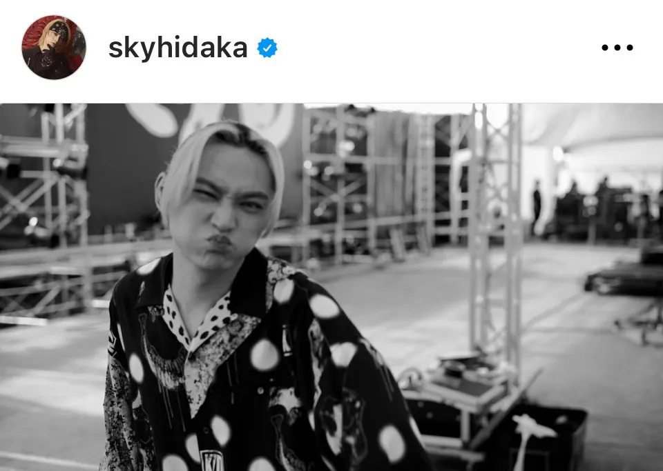 ※画像はSKY-HI Instagram (skyhidaka)より