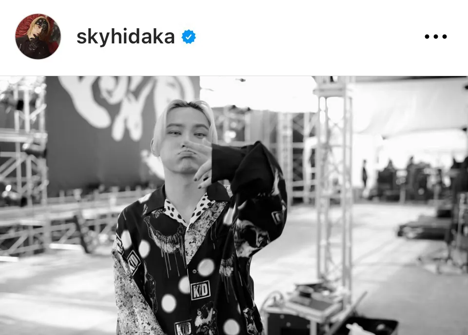 ※画像はSKY-HI Instagram (skyhidaka)より