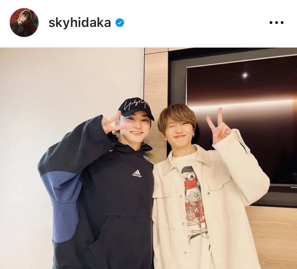 ※画像はSKY-HI Instagram (skyhidaka)より