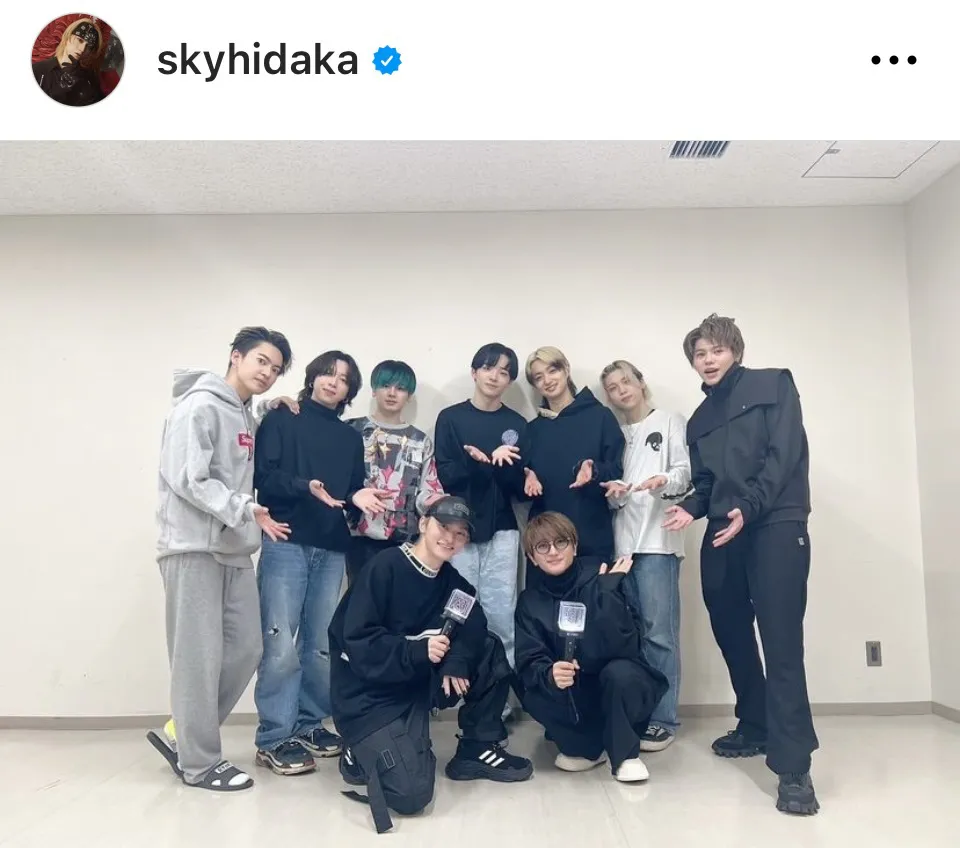 ※画像はSKY-HI Instagram (skyhidaka)より