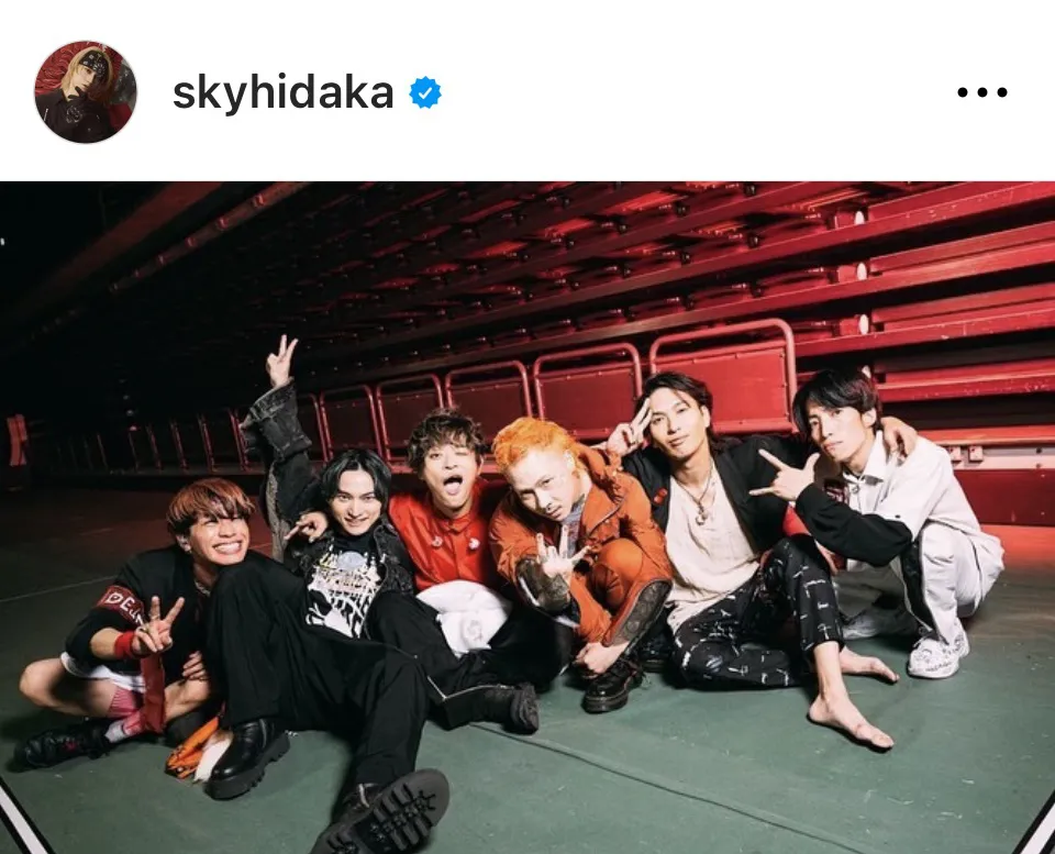 ※画像はSKY-HI Instagram (skyhidaka)より