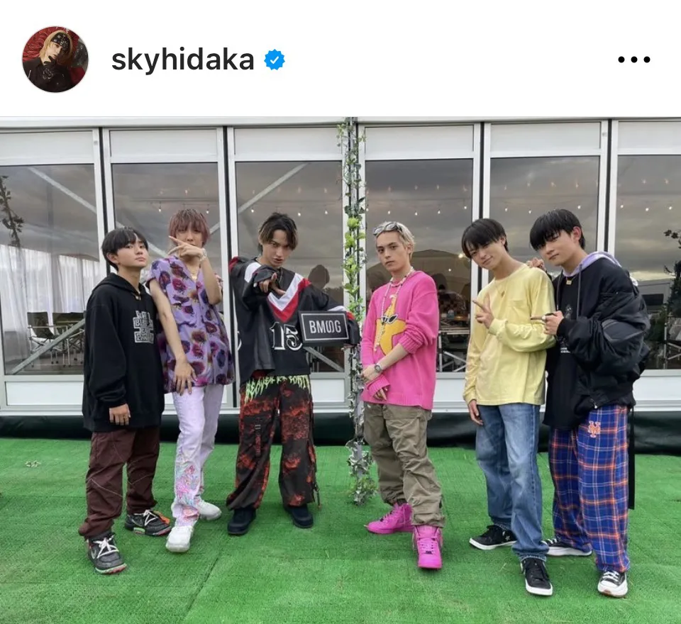 ※画像はSKY-HI Instagram (skyhidaka)より