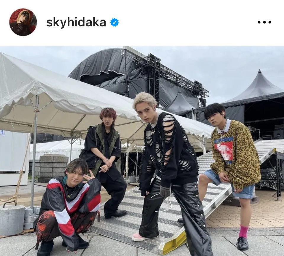 ※画像はSKY-HI Instagram (skyhidaka)より