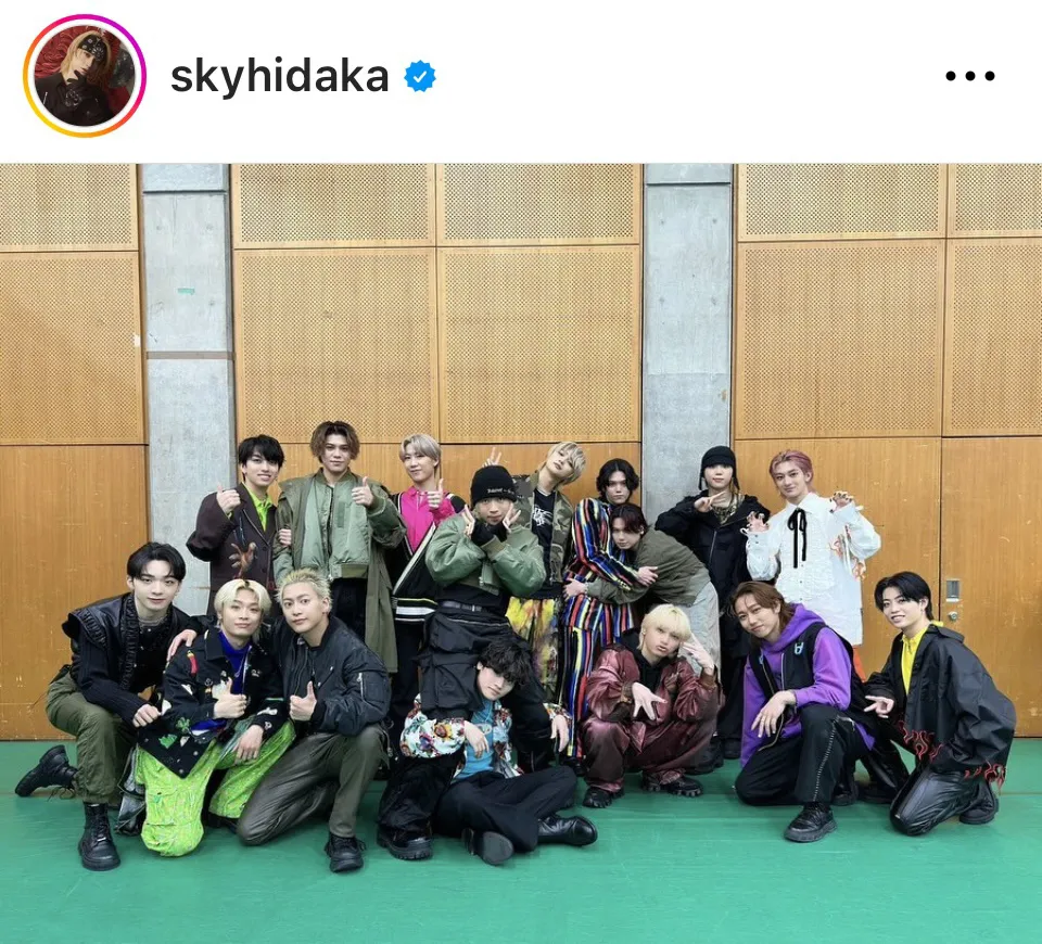 ※画像はSKY-HI Instagram (skyhidaka)より