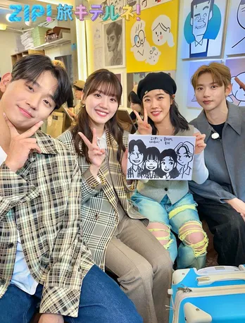 佐々木美玲、キム・ヒャンギ、シン・ヒョンスンが共演　韓国の最新スポット＆「プレイ・プリ」の魅力に迫る＜ZIP！＞