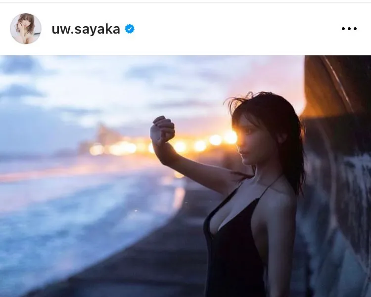 ※似鳥沙也加オフィシャルInstagram(uw.sayaka)より