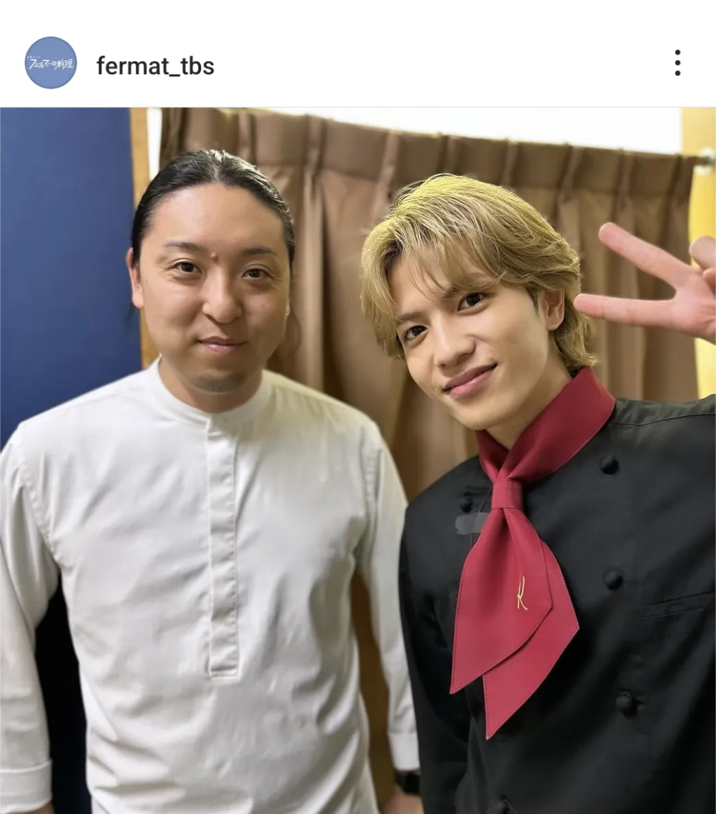 ※画像はドラマ「フェルマーの料理」公式Instagram(fermat_tbs)より