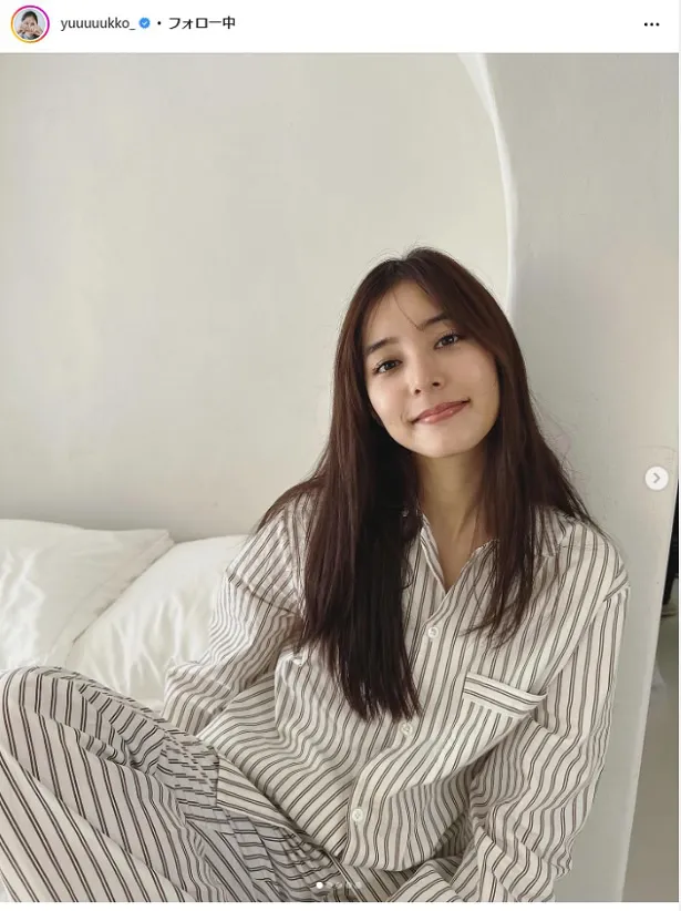 新木優子のパジャマ姿が彼女感満載