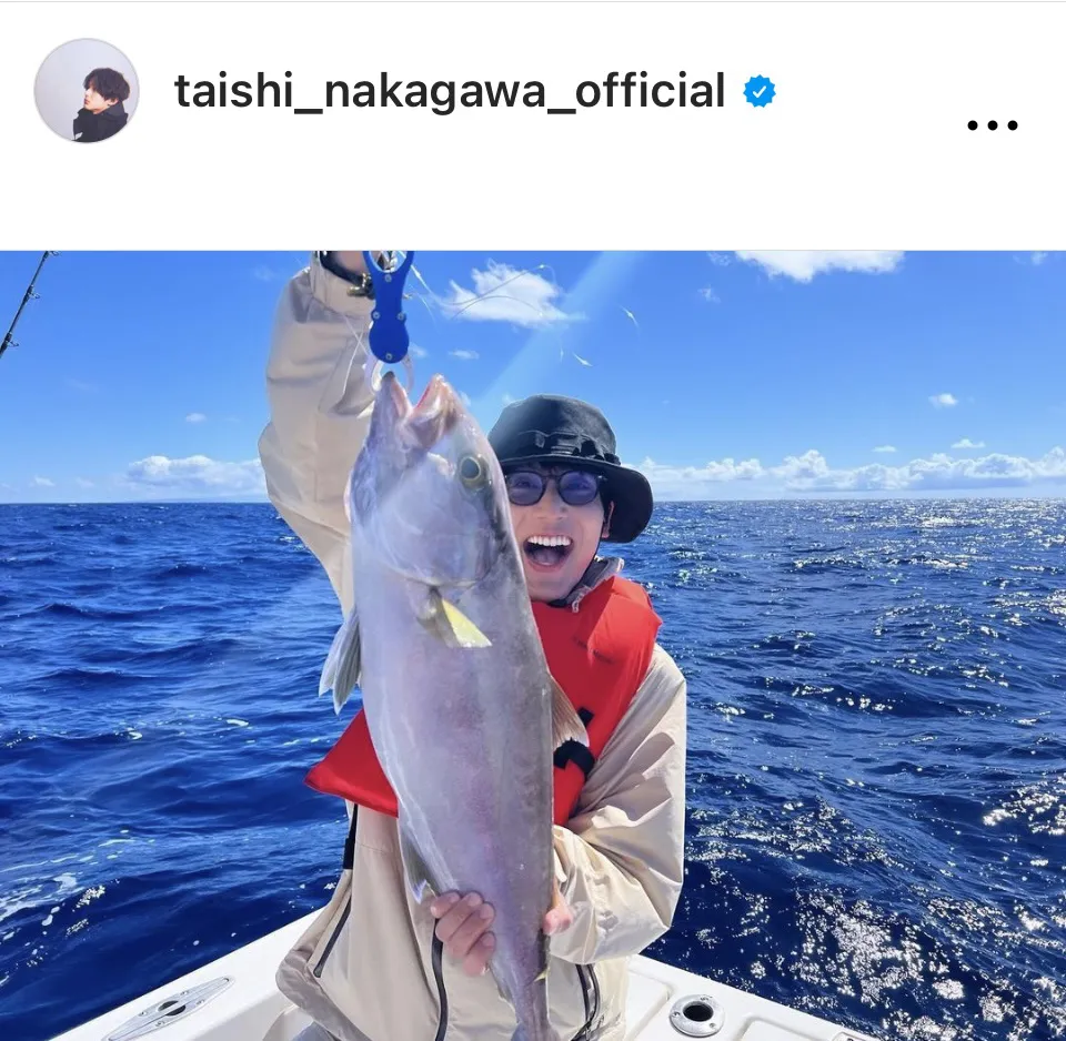 ※画像は中川大志Instagram(taishi_nakagawa_official)より