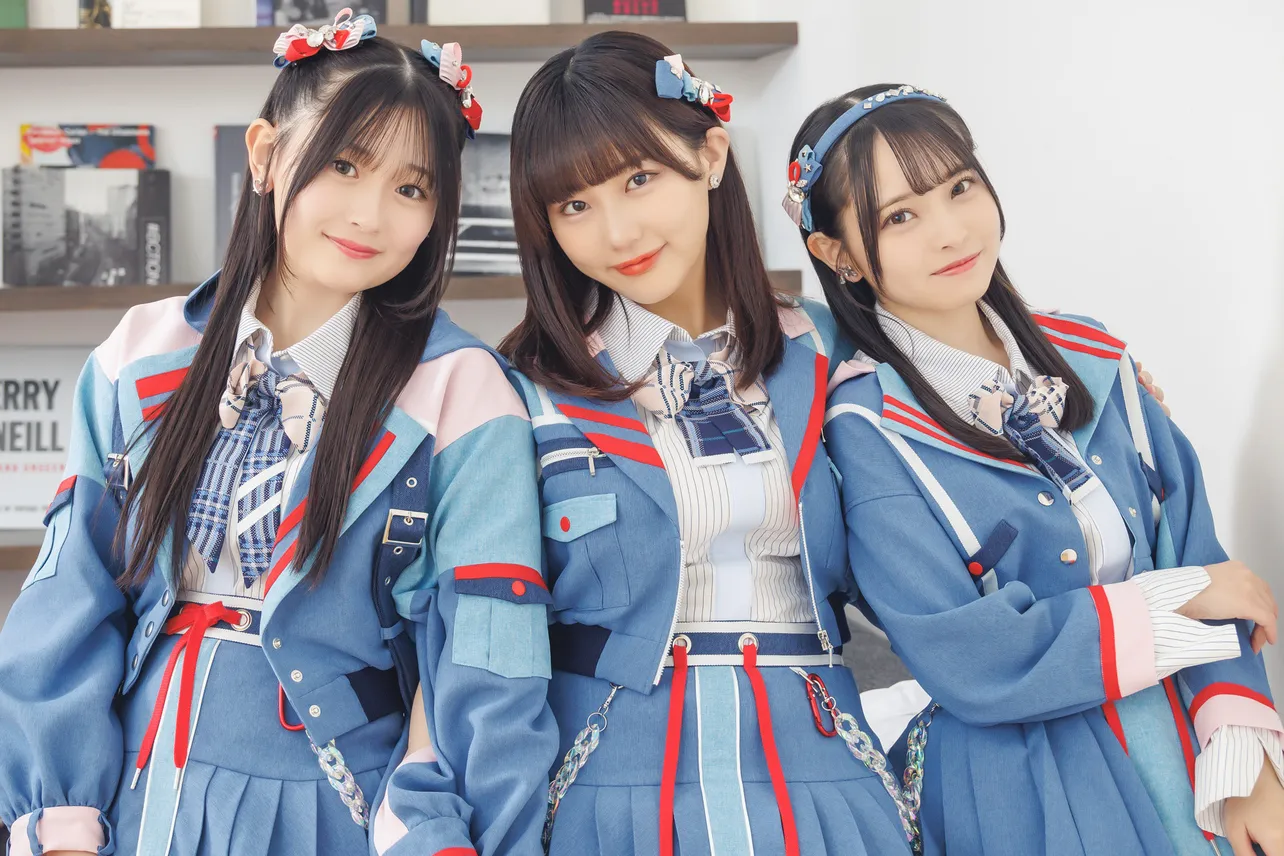 HKT48の石橋颯、田中美久、竹本くるみ