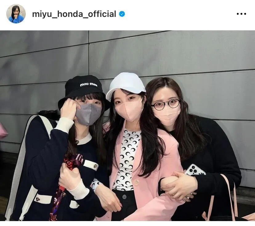 ※本田望結公式Instagram(miyu_honda_official)より