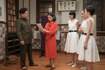 <明日のブギウギ>趣里“スズ子”、USK(梅丸少女歌劇団)で伊原六花“秋山”・清水くるみ“リリー”らと再会を果たす