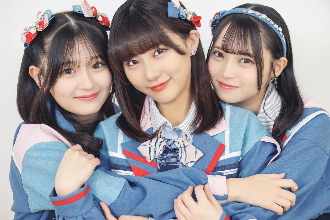 HKT48の石橋颯、田中美久、竹本くるみ