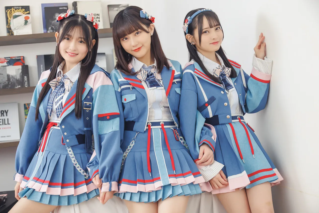 HKT48の石橋颯、田中美久、竹本くるみ