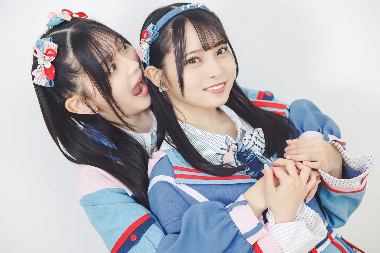 HKT48の石橋颯、竹本くるみ