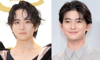 板垣李光人&高橋文哉、“お揃いポーズ”の2ショットに「雑誌の表紙ですか」「心拍数上がった」とファン歓喜<フェルマーの料理>