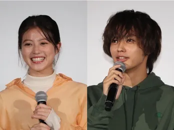 今田美桜“夜々”&神尾楓珠“紅葉”、肩をくっつけ笑顔の2ショット「このコンビ尊い」「かわいすぎる」の声<いちばんすきな花>