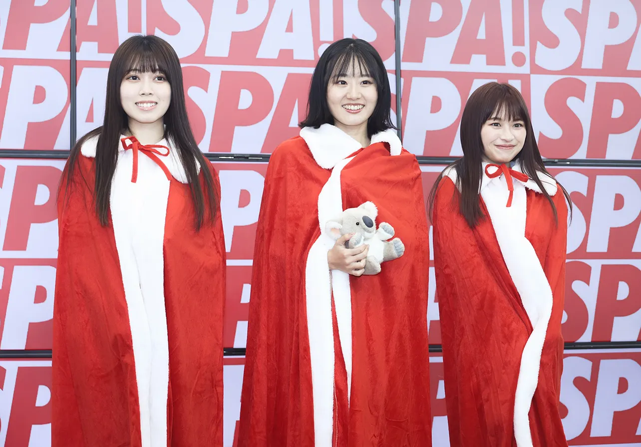 “ミス SPA！2023 グランプリ”の萌花、心愛、戸塚咲季(写真左から)