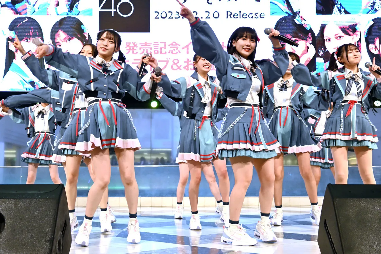 HKT48 17thシングル「バケツを被れ！」発売記念イベントより