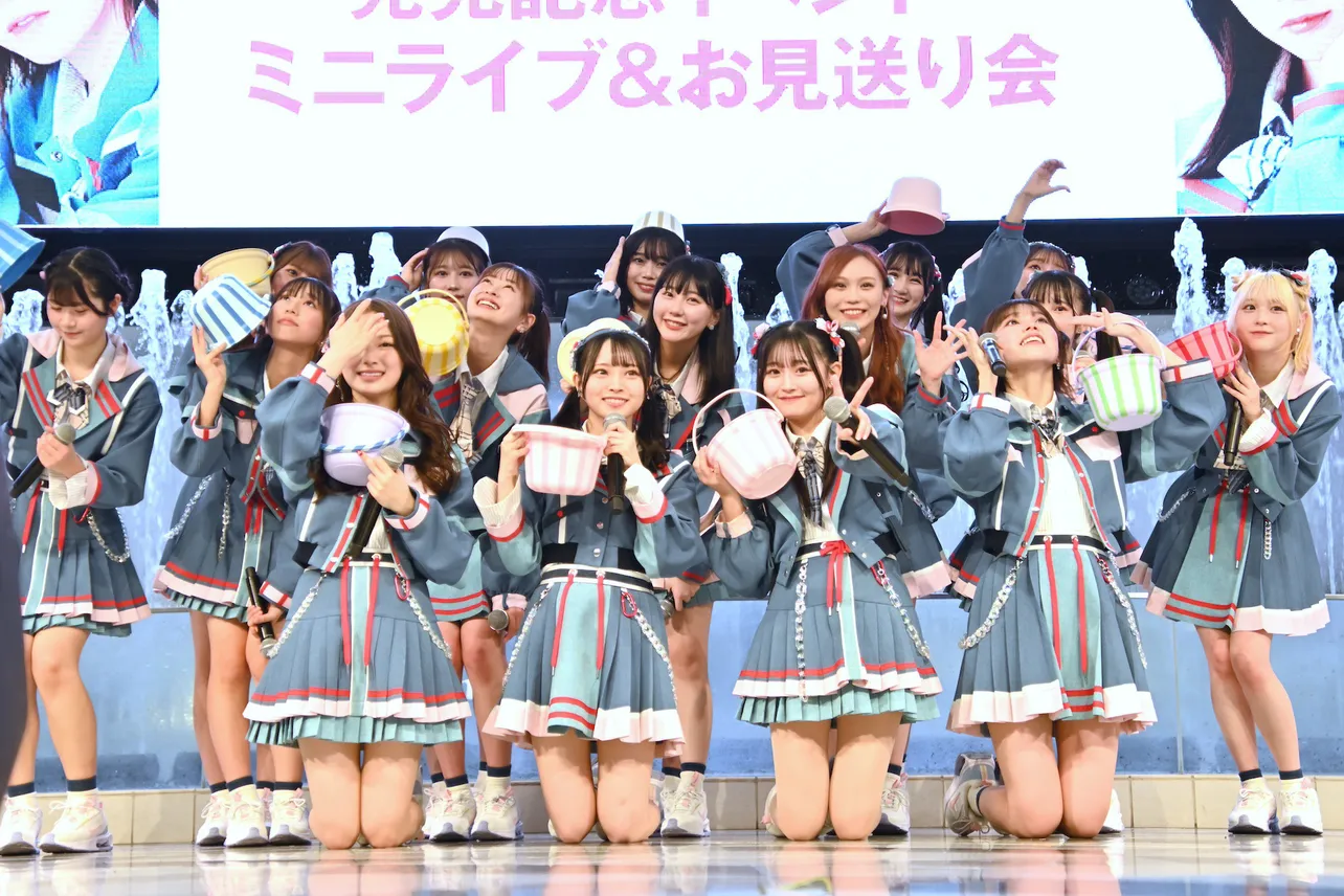 HKT48 17thシングル「バケツを被れ！」発売記念イベントより