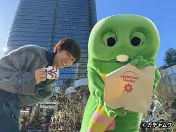 Snow Man阿部亮平とガチャピンが開業したばかりの麻布台ヒルズを取材 “住み続けられるまちづくり”を学ぶ<イット!>