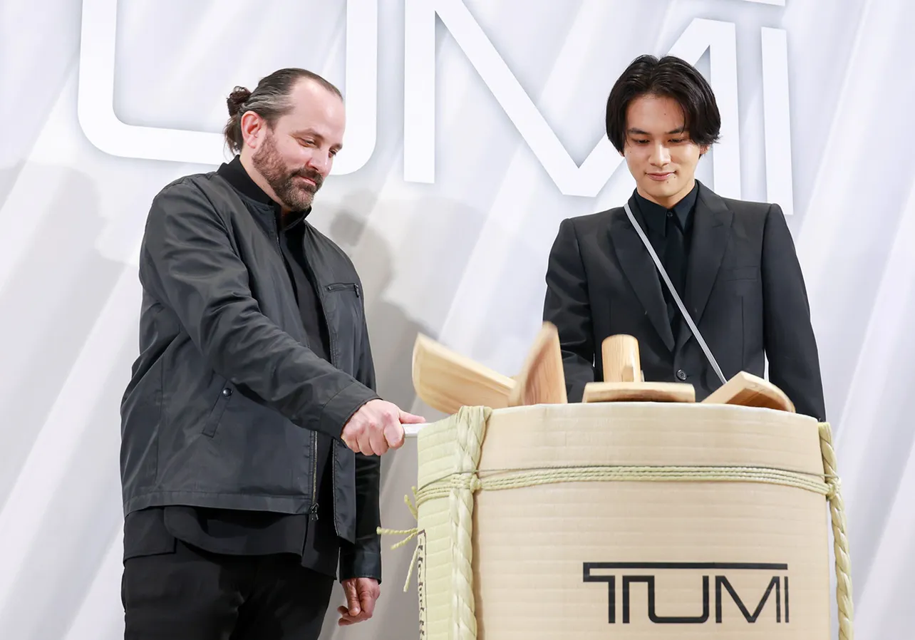 「TUMI OMOTESANDO RENEWAL オープンイベント」より