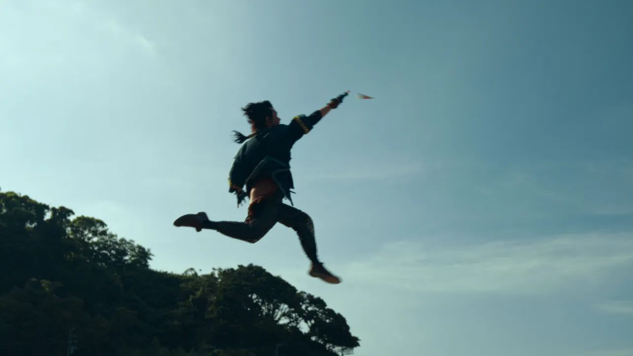 【写真】少年・タイム(奥平大兼)が走るワンダーハッチ -空飛ぶ竜の島-」場面写真
