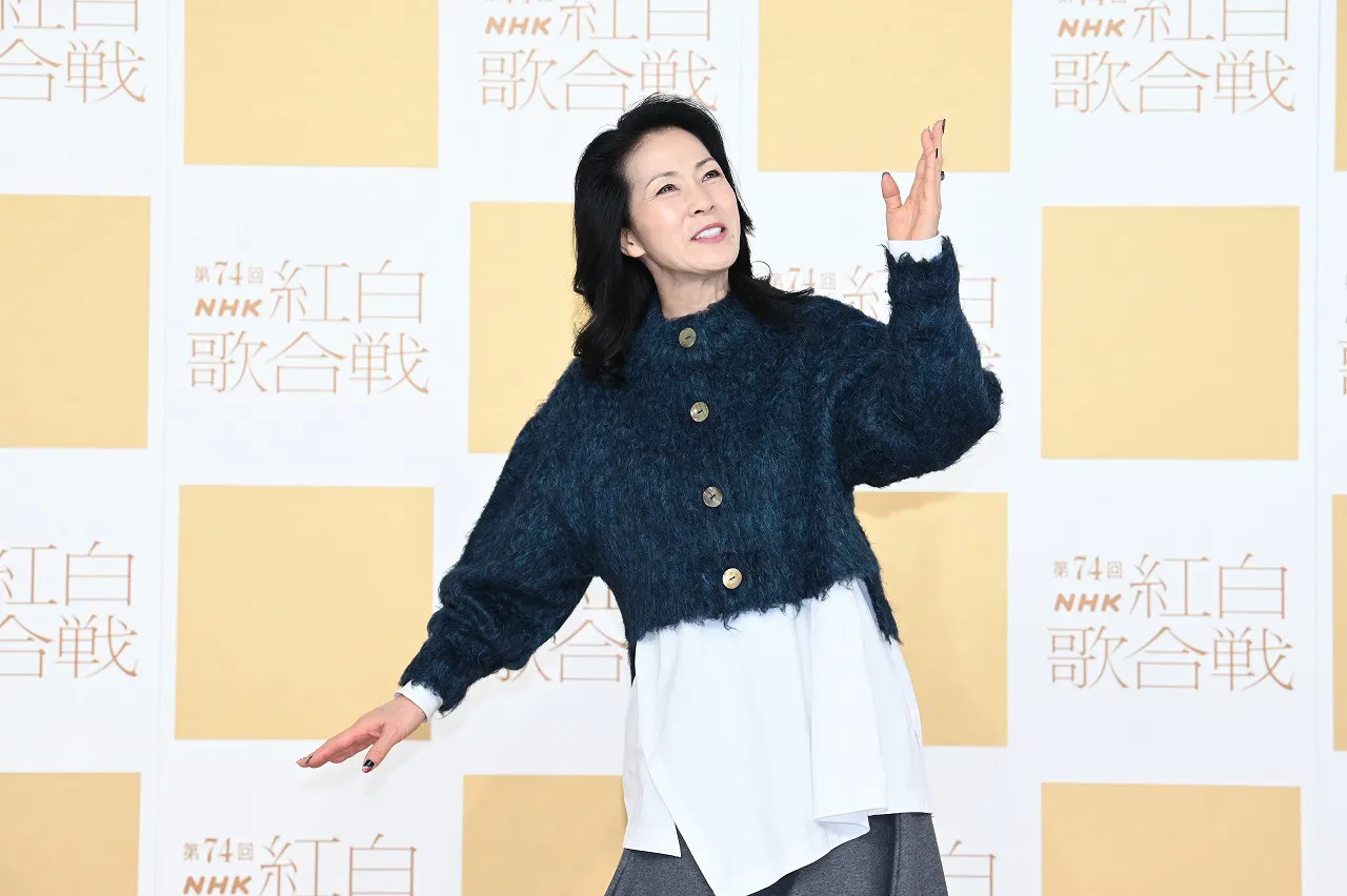 「第74回NHK紅白歌合戦」リハーサルに参加した坂本冬美