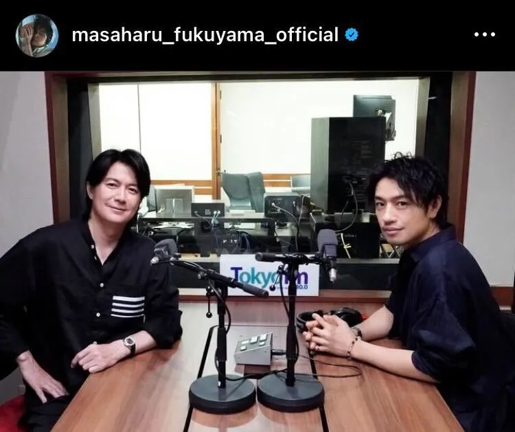 ※福山雅治オフィシャルInstagram(masaharu_fukuyama_official)より