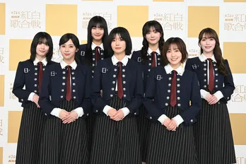 櫻坂46・小林由依、自身最後の“紅白”出場に「楽しんで終われたらいいな」 松田里奈が2023年の漢字一文字を発表<紅白リハ>