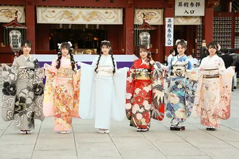 AKB48の“これからトップに立つ(辰)世代”が振り袖姿を披露　千葉恵里「私は“美”でトップに立ちたい」