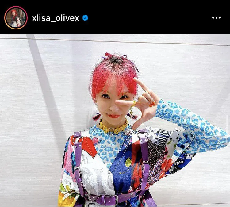 ※LiSA公式Instagram(xlisa_olivex)のスクリーンショット