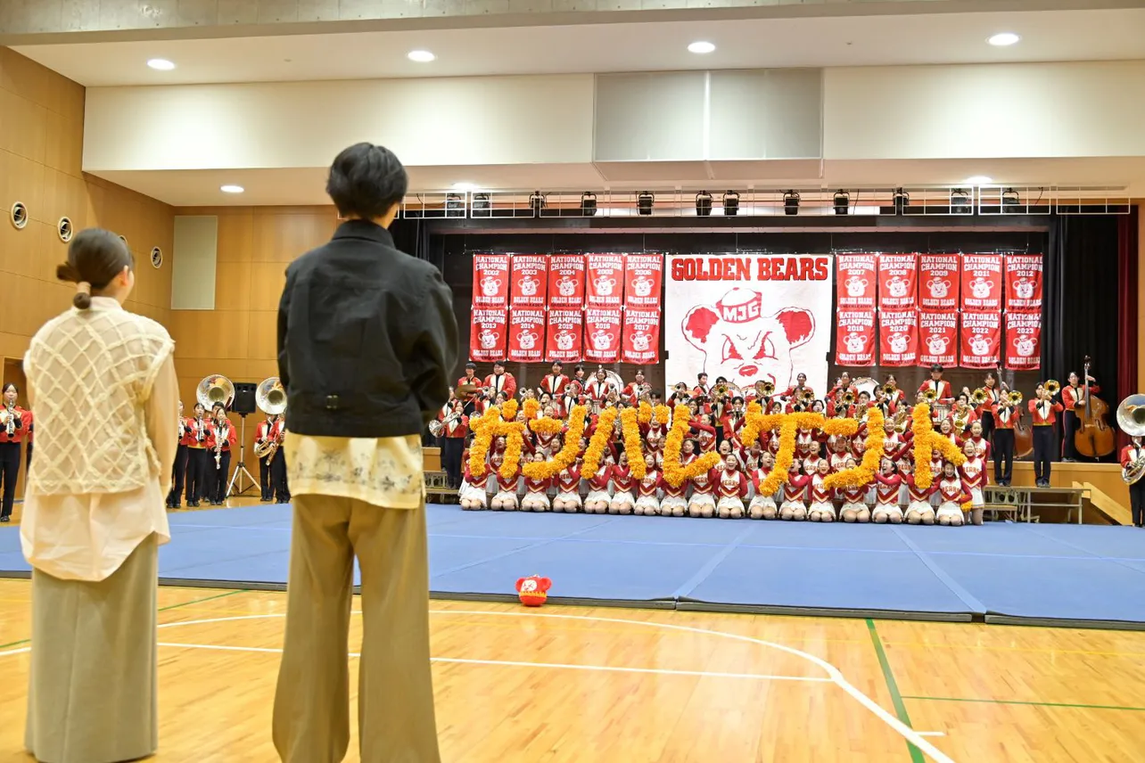   サプライズ訪問イベントの様子