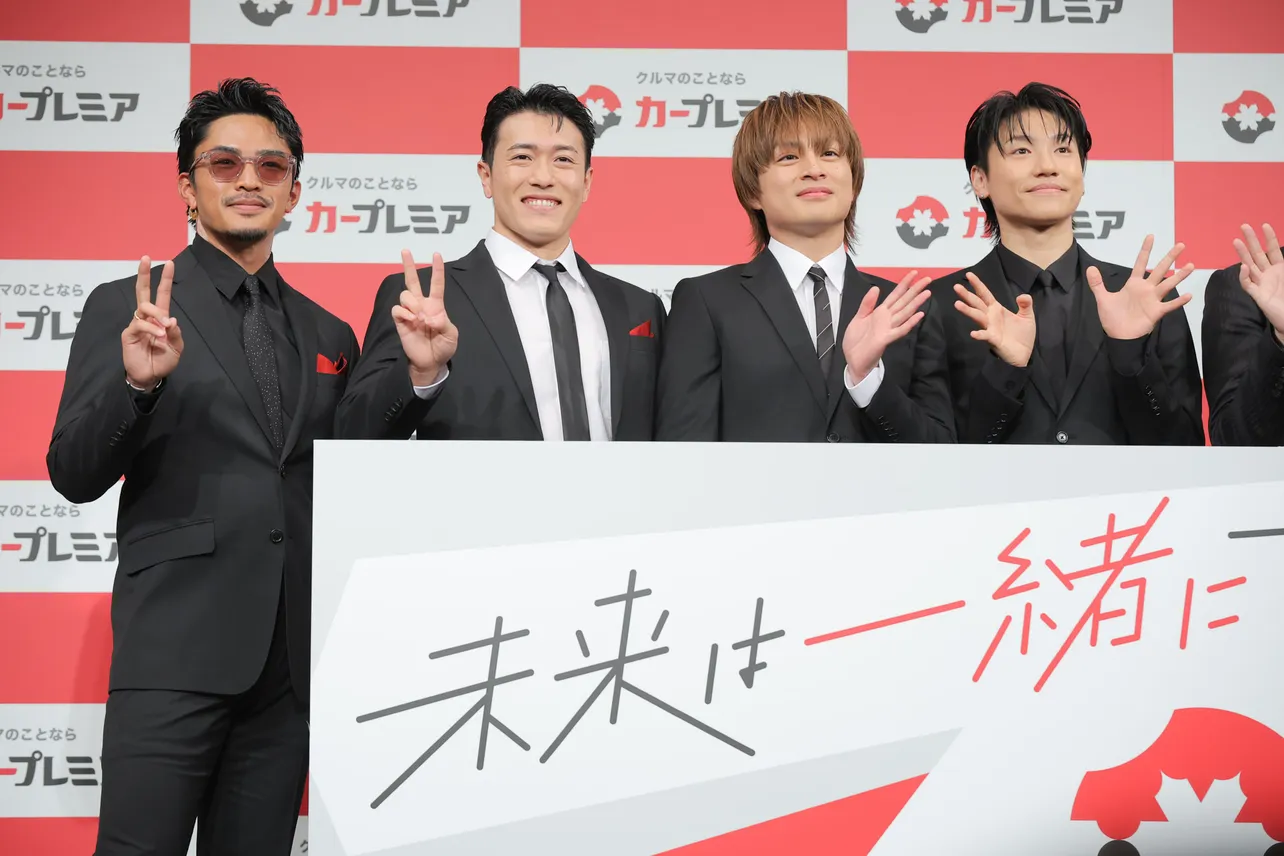 数原龍友、中務裕太、白濱亜嵐、小森隼