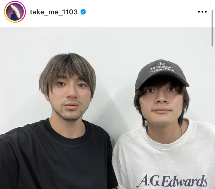  ※北村匠海公式Instagram(take_me_1103)より