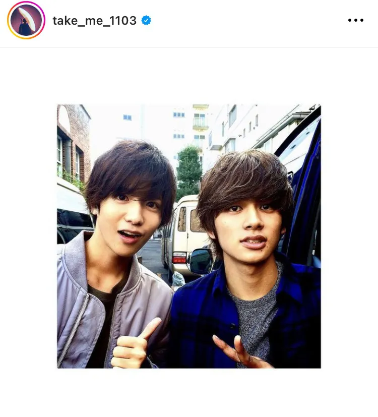 ※北村匠海公式Instagram(take_me_1103)より