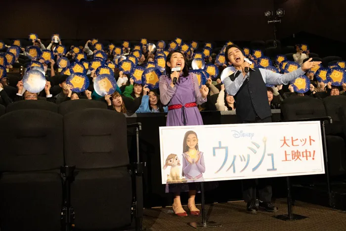 【写真】横澤夏子＆おしらが「ウィッシュ」劇中歌を熱唱！