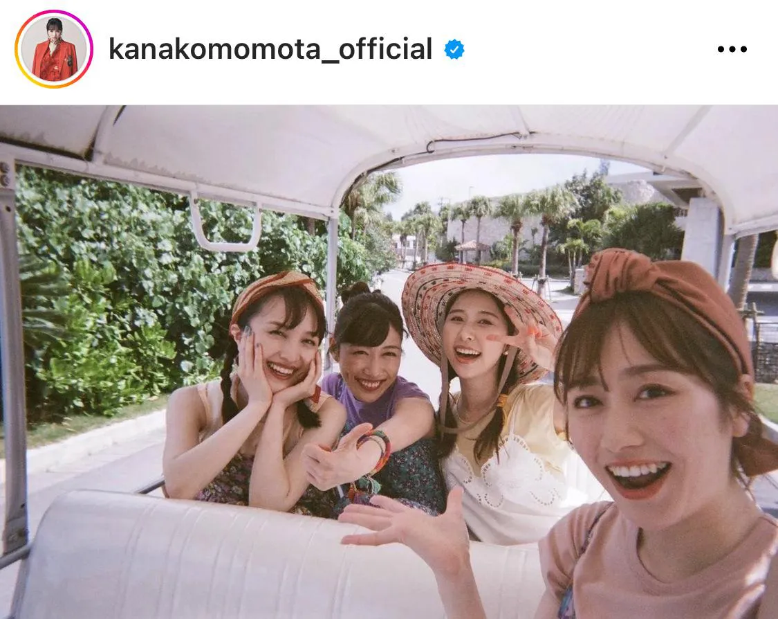 ※百田夏菜子オフィシャルInstagram(kanakomomota_official)より