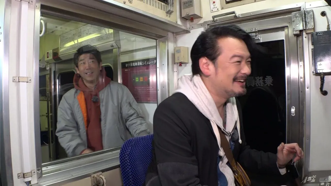 鉄オタ・小田井涼平が大興奮　九州鉄道記念館で運転手体験中、原口あきまさに「うるさいな！」