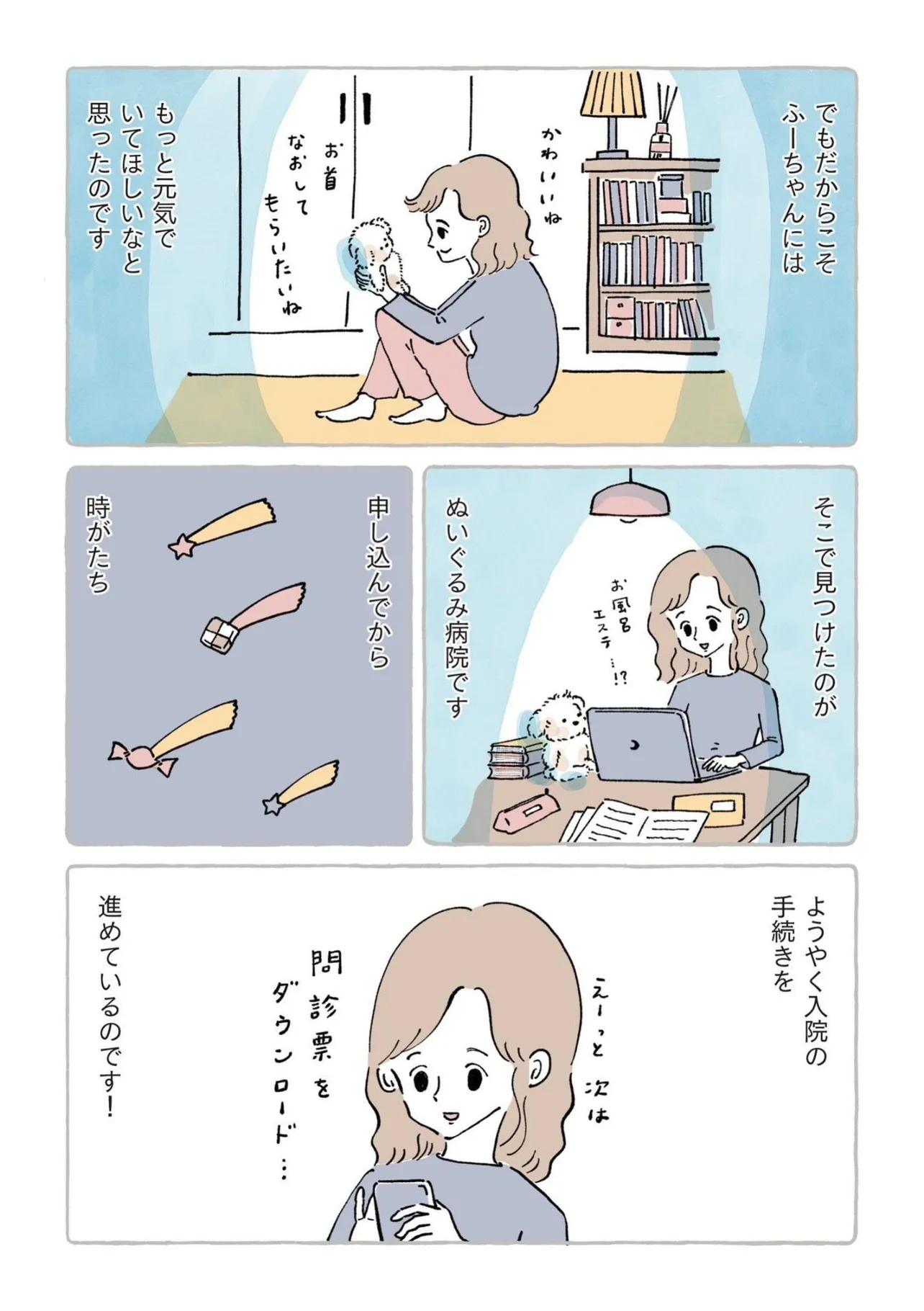 『「ぬいぐるみ病院」に入院したぬいぐるみが帰ってきた話』(6／12)