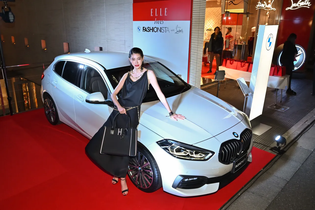 スペシャルイベント「ELLE loves BMW FASHIONISTA with Christian Louboutin」に登場した森星