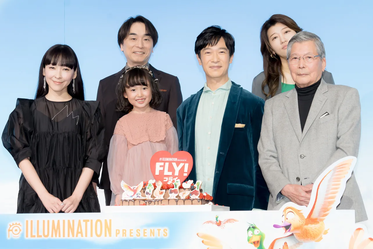 映画『FLY！／フライ！』の日本語吹替版キャスト報告会の様子