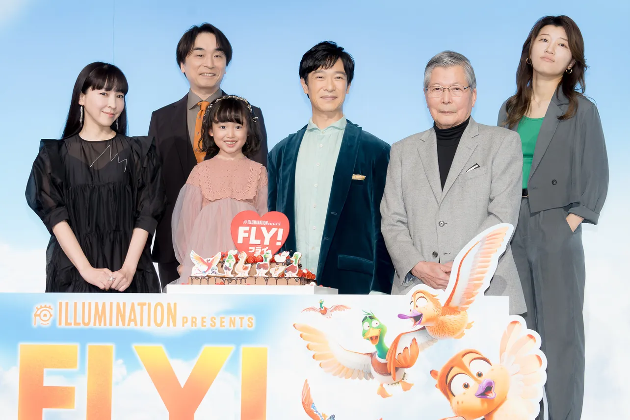 映画『FLY！／フライ！』の日本語吹替版キャスト報告会の様子